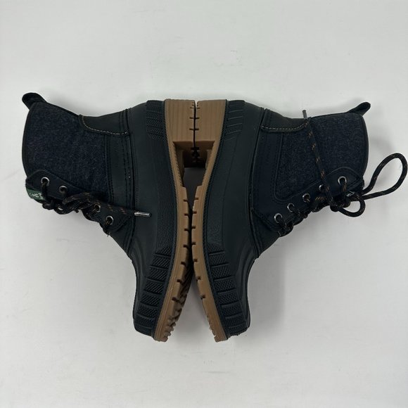 Kamik Sienna Mid Waterproof Black Winter Boot Rubber Wool 200 g Thinsulate - Picture 6 of 16